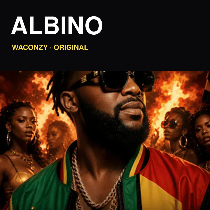 ALBINO by Waconzy official release artwork