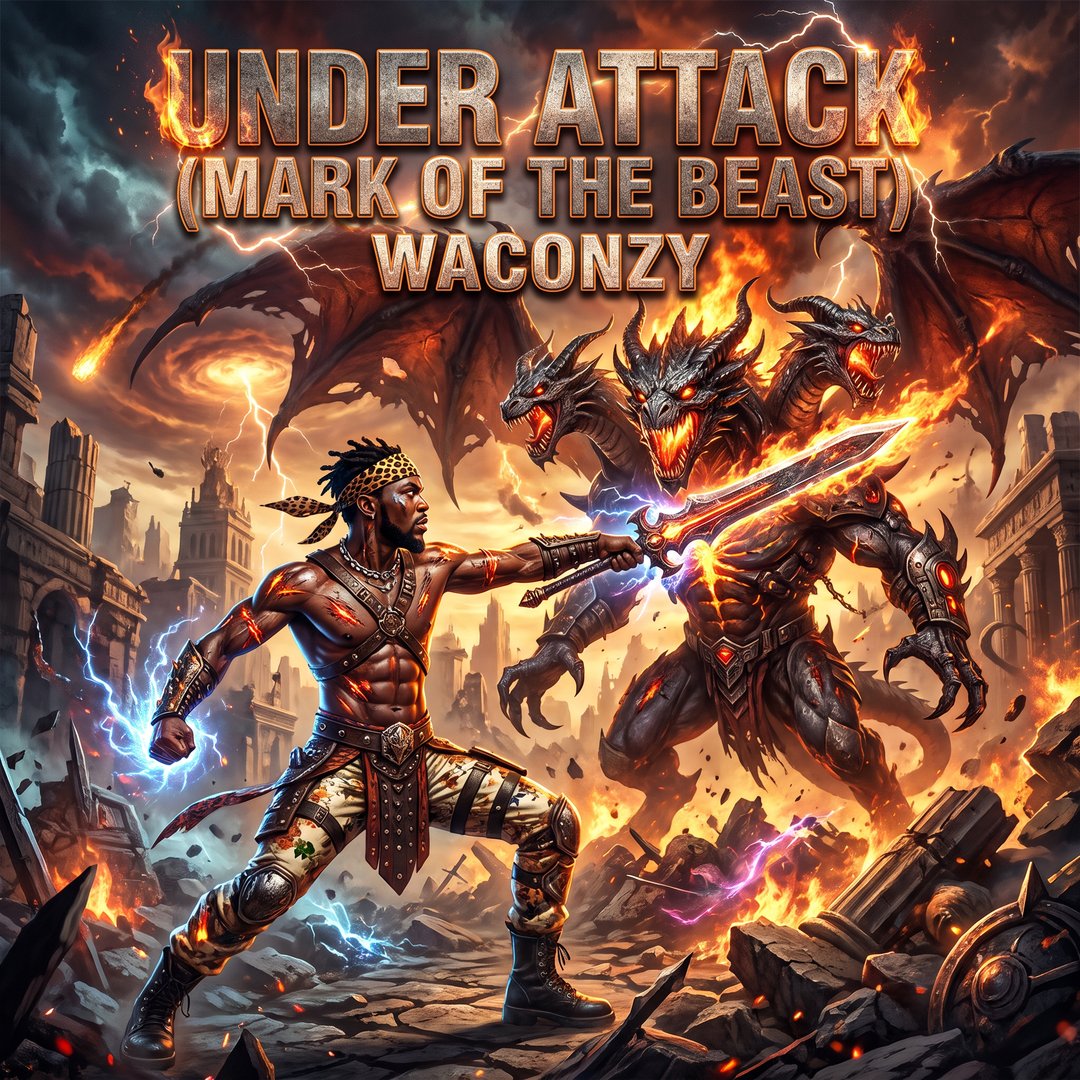 Under Attack Mark of the Beast by Waconzy official artwork
